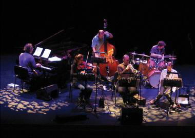 Uri Caine Ensemble in performance.