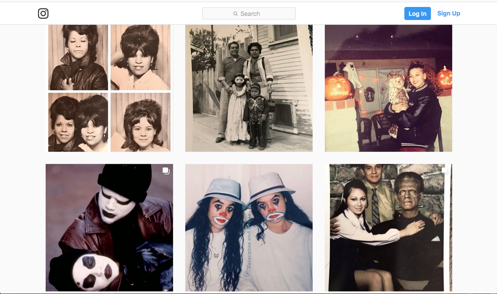 Crowd sourced digital archive and widely followed Instagram account @Veteranas_and_Rucas, established in 2015.