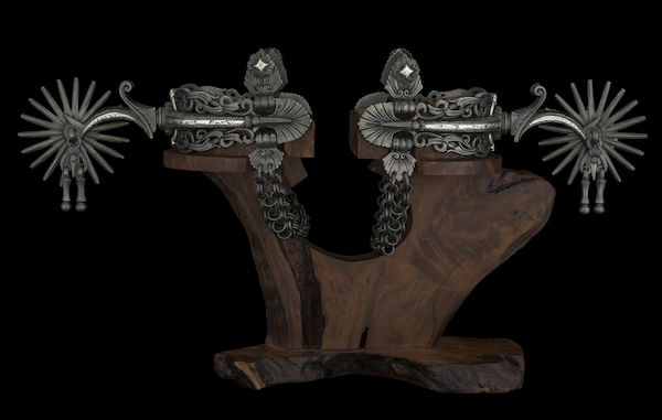“Colonial style spurs”, 2014. Photo courtesy of National Cowboy and Western Heritage Museum.