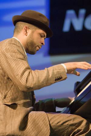 Photo of Jason Moran in performance.