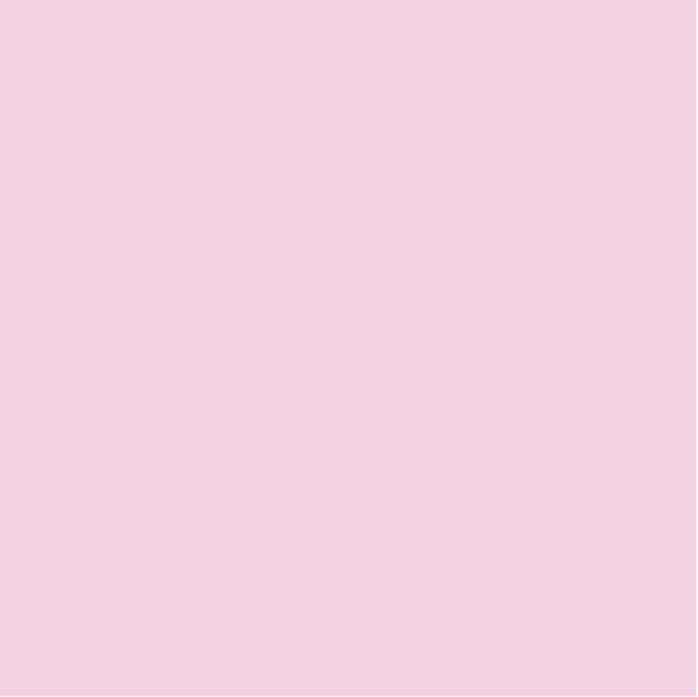 A solid, soft pink square that touches all four sides of the image frame.