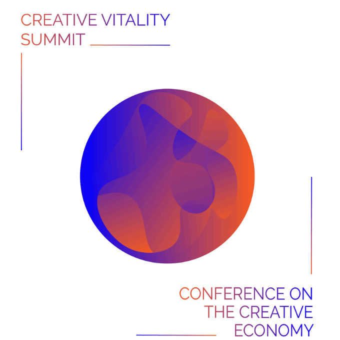 Creative vitality summit logo.