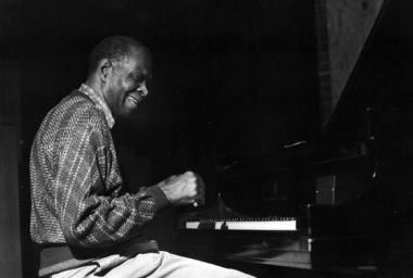 Photo of Muhal Richard Abrams in performance.