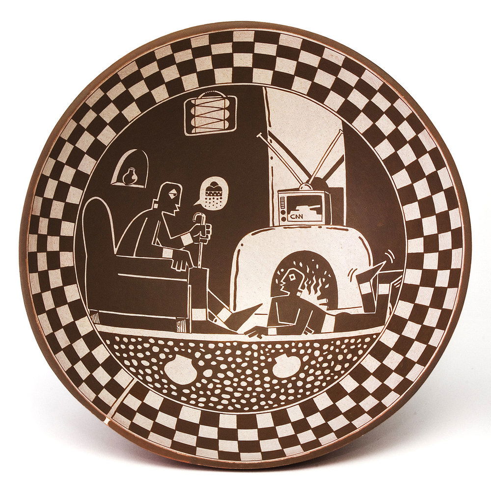 “Grandfather Diego”, Ceramic Vessel. Photo Courtesy of Robert Nichols Gallery, Santa Fe, NM
