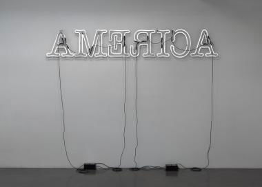 Artwork by Glenn Ligon.