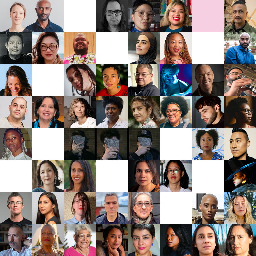 a collage of headshots of the 2024 USA Fellows arranged on a grid.